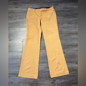NWOT Express Editor Barely Boot Low Rise Pants -6 Tan Color